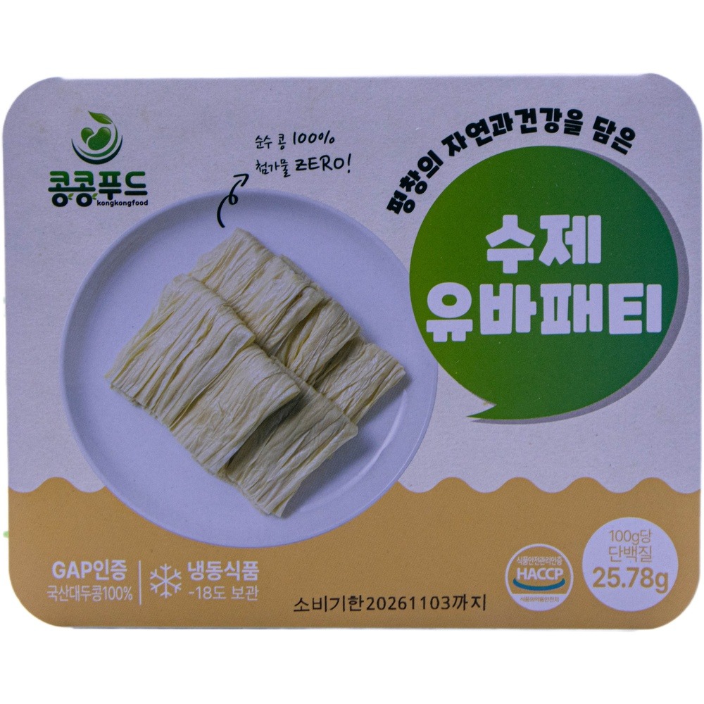 콩콩푸드 유바패티 80g