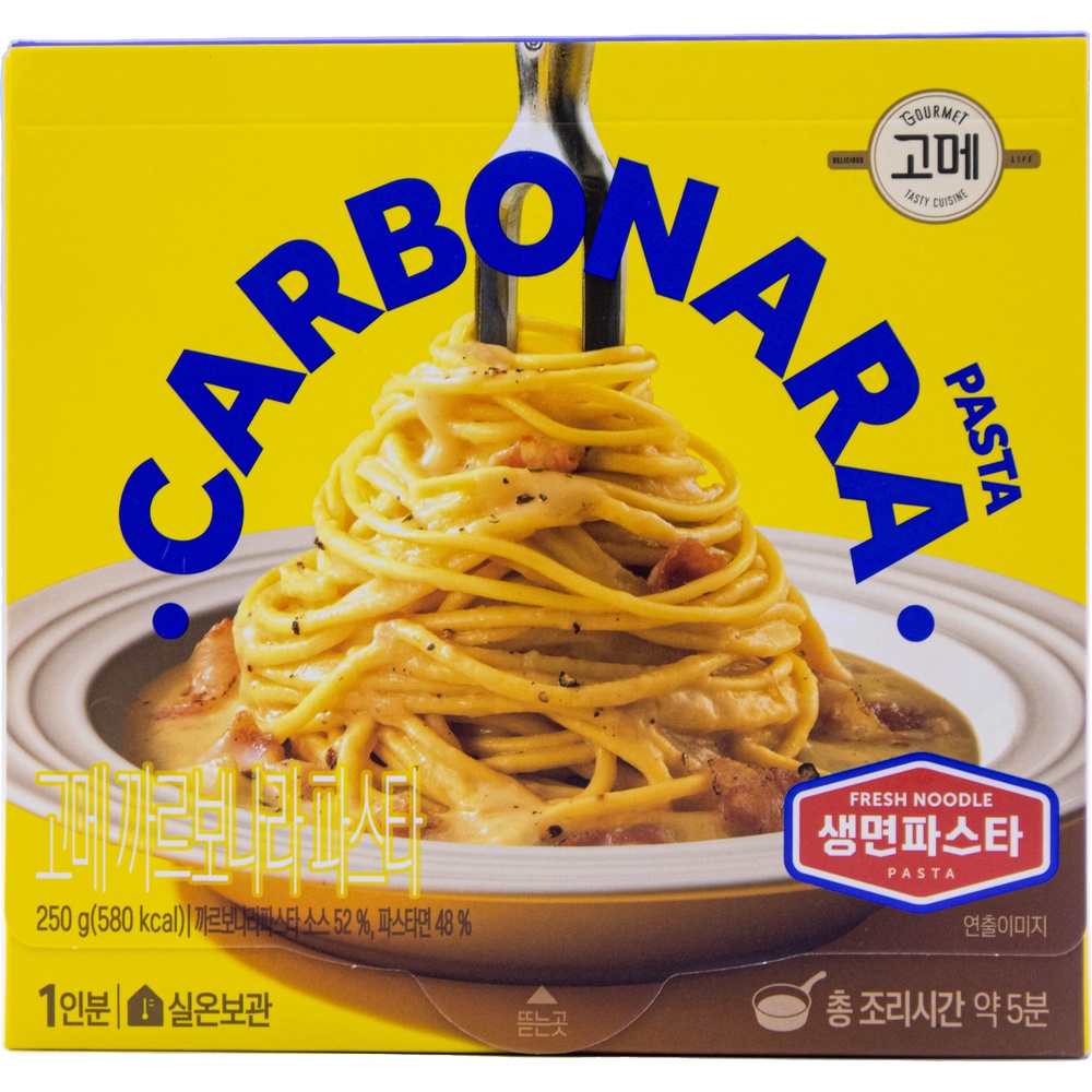 CJ 고메 까르보나라 파스타 250g