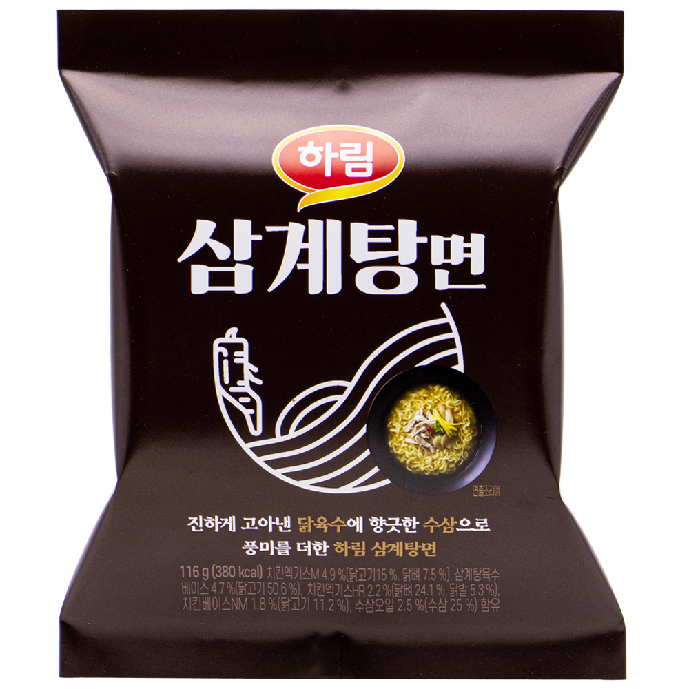 하림 삼계탕면 116g
