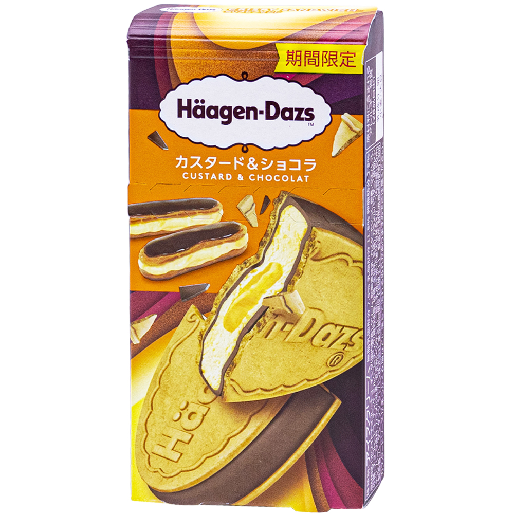 하겐다즈 크리스피 샌드위치 커스터드 쇼콜라 아이스크림 60mL