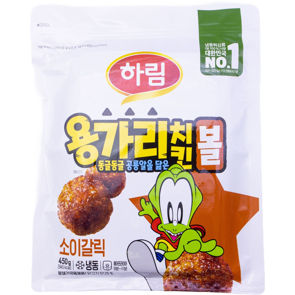 하림 용가리 치킨볼 소이갈릭 450g