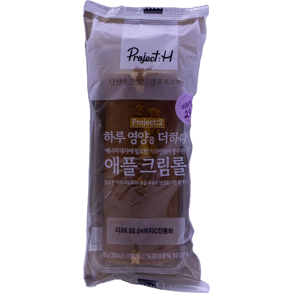 삼립 프로젝트H 애플크림롤 85g