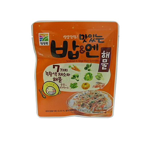 청정원 맛있는 밥엔 해물 24g