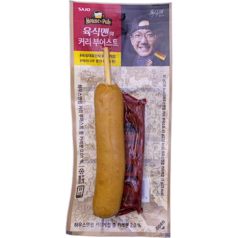 사조대림 육식맨의 커리부어스트 80g