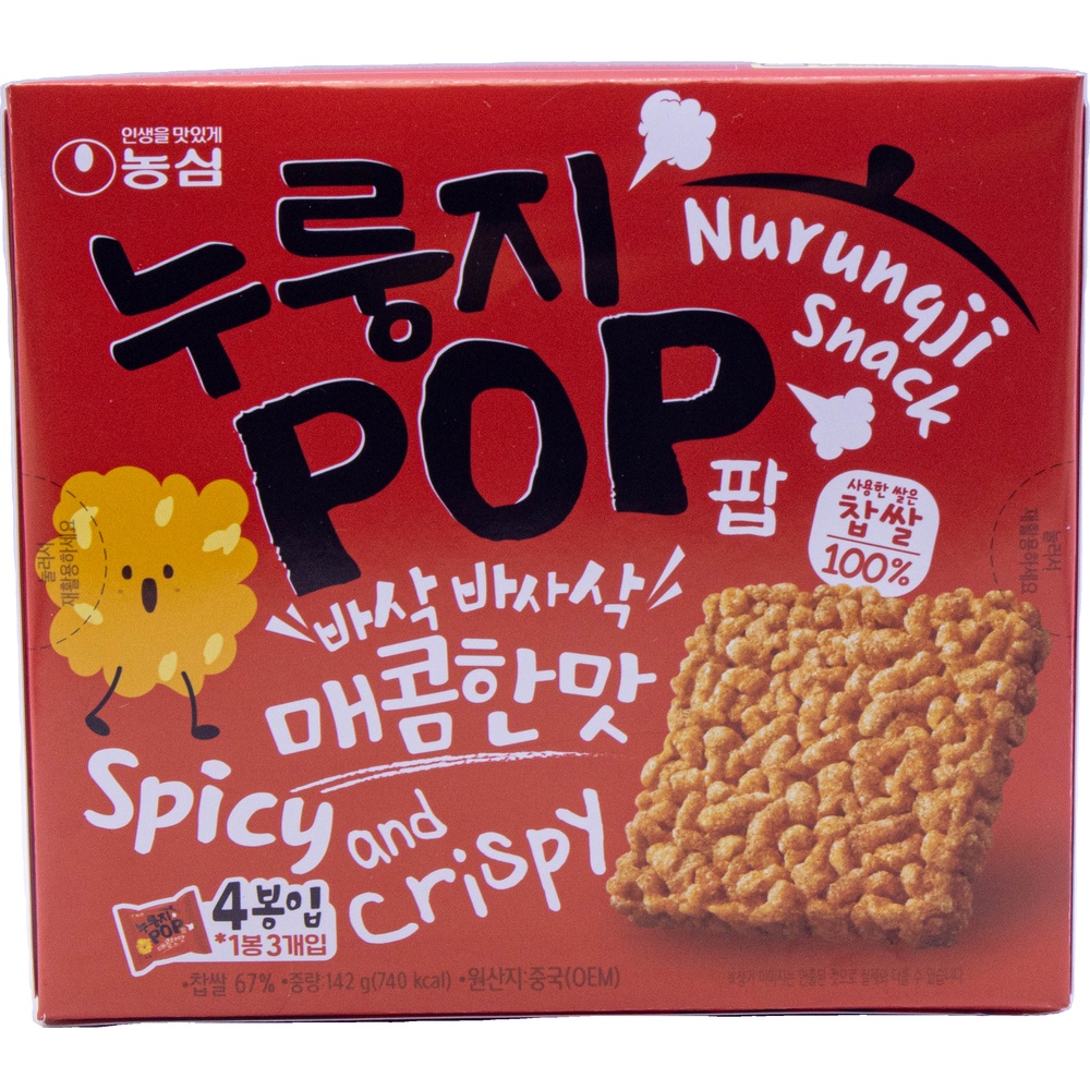 농심 누룽지팝 매콤한맛 35.5g
