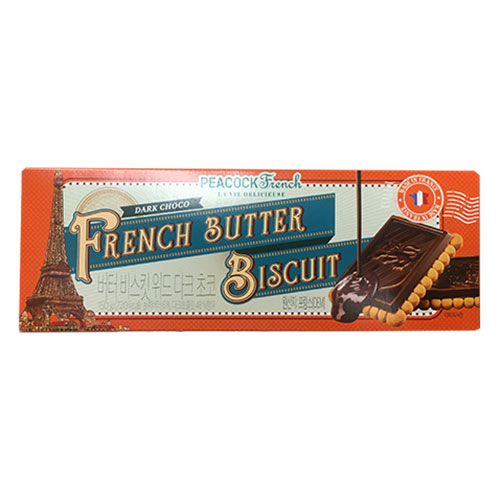 피코크 다크초코 프렌치 버터비스킷 150g