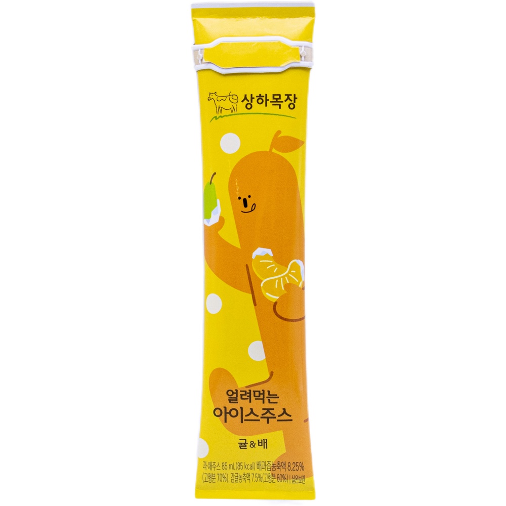매일 상하목장 얼려먹는 아이스주스 귤 배 85mL