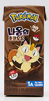 SPC삼립 포켓몬 나옹의 초코우유 190ml