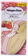 하겐다즈 크리스피 샌드위치 리치 스트로베리 아이스크림 60mL