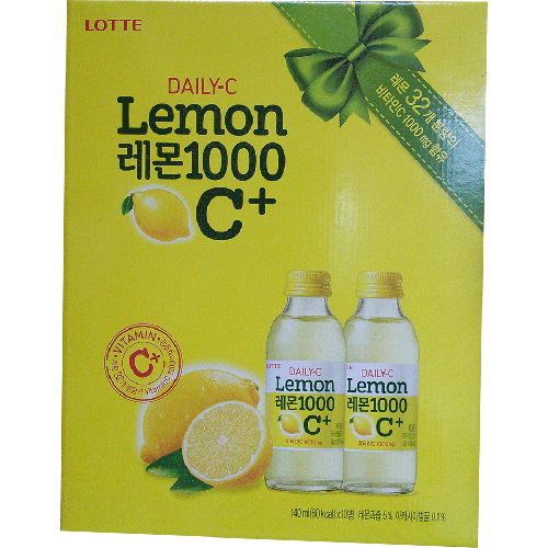 롯데 데일리씨 레몬1000 씨플러스 1400ml