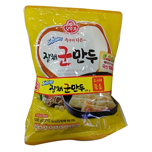 오뚜기 잡채군만두 500g