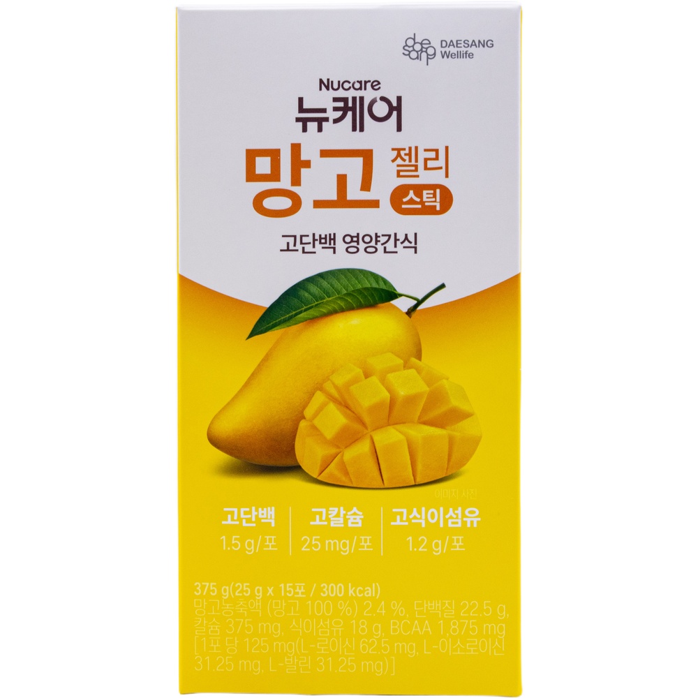 대상웰라이프 뉴케어 망고 젤리 스틱 25g