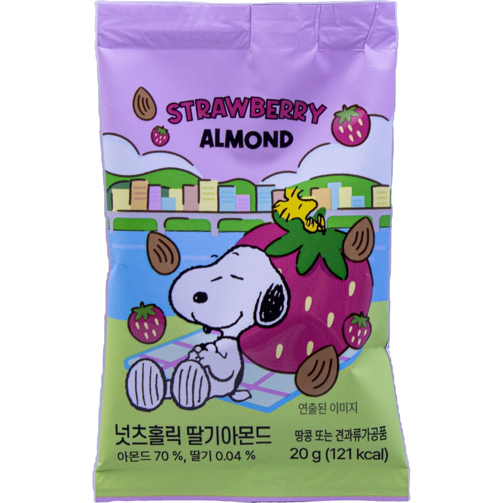선명농수산 피너츠 넛츠홀릭 딸기아몬드 20g