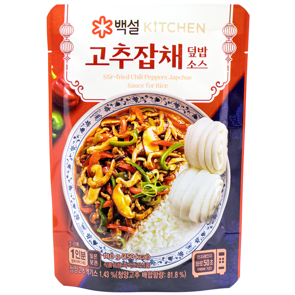 CJ 백설 고추잡채 덮밥소스 140g