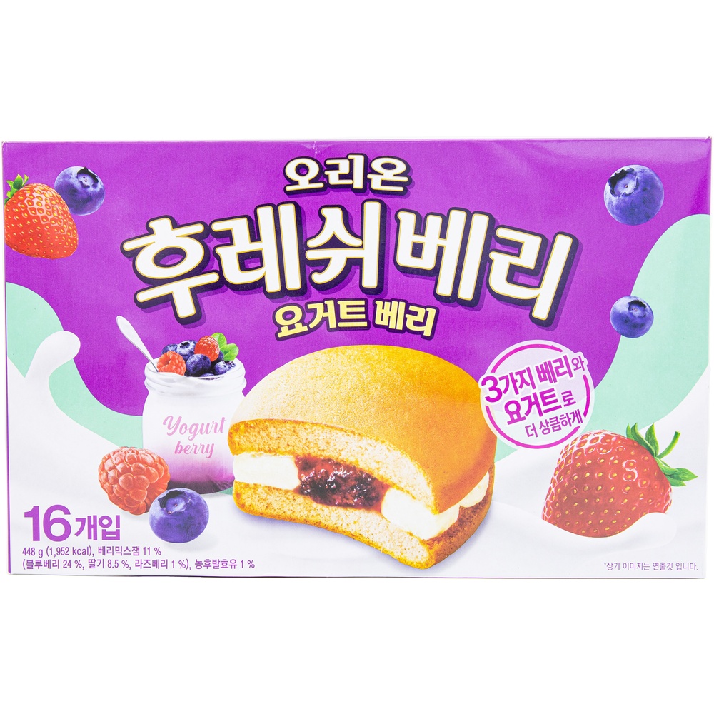 오리온 후레쉬베리 요거트베리 28g