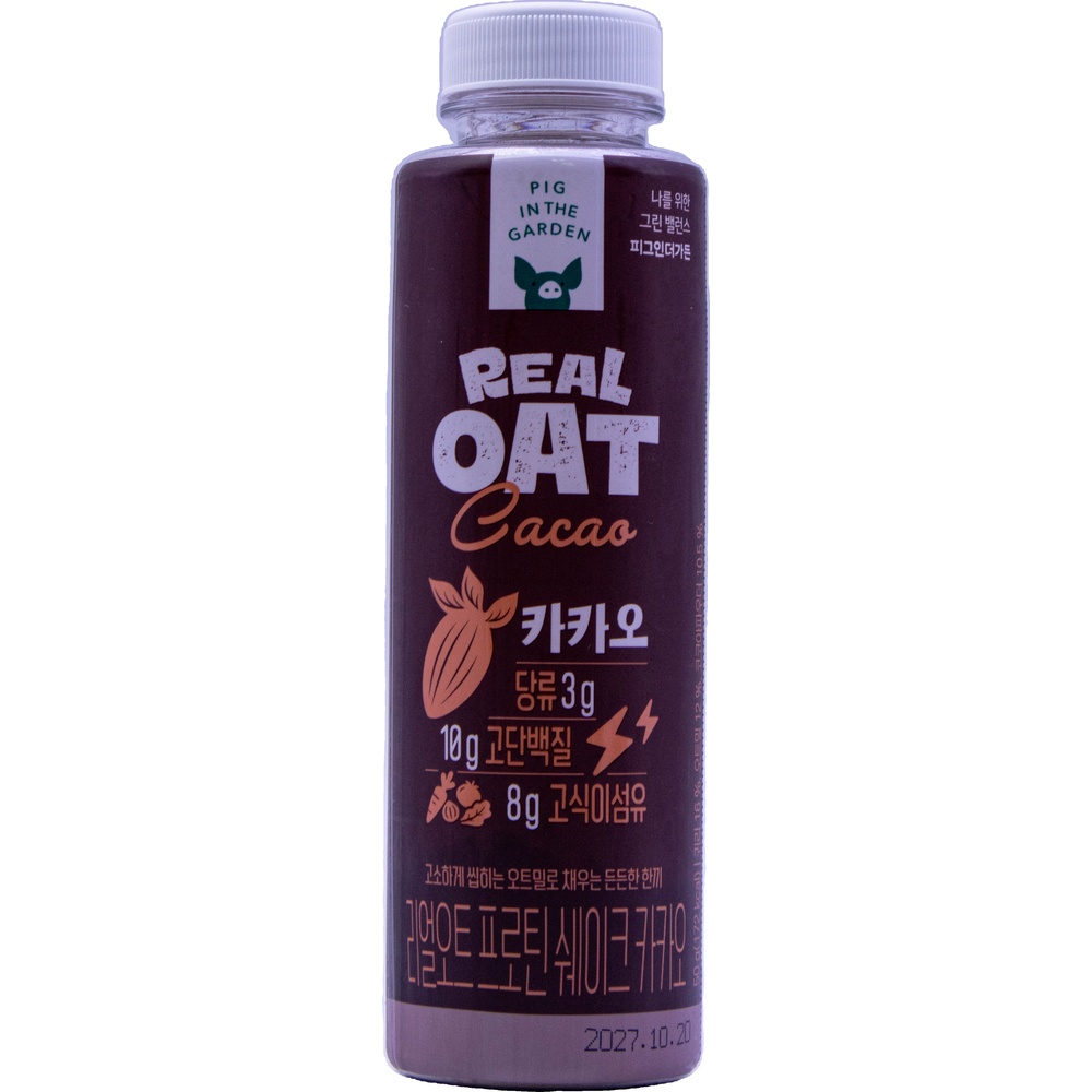 삼립 피그인더가든 리얼오트 프로틴 쉐이크 카카오 50g