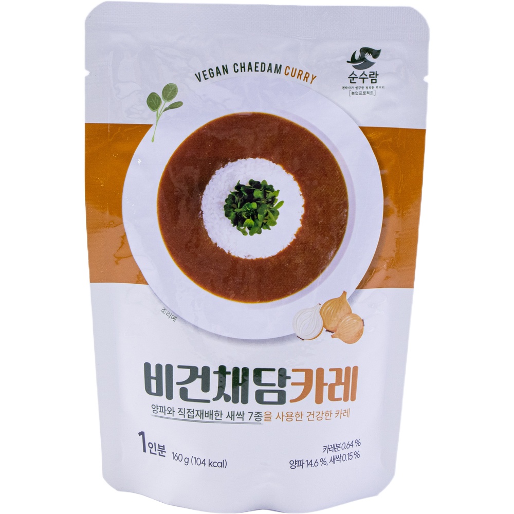 순수람 진안고원 비건채담 카레 160g
