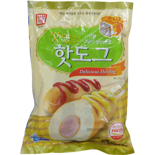 한성기업 맛있는 핫도그 500g