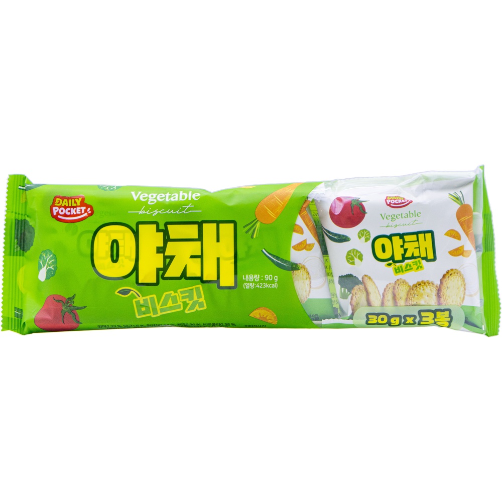 효성인터내셔널 데일리포켓 야채 비스킷 30g