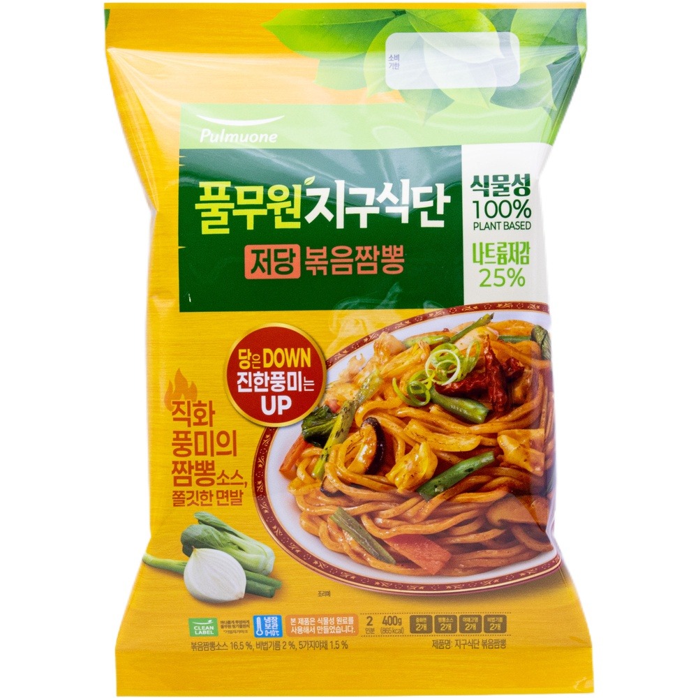 풀무원 식물성 지구식단 저당 볶음짬뽕 200g