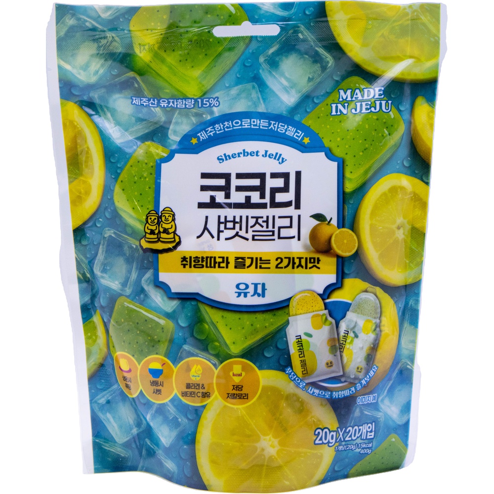 오렌지나무 코코리 샤벳젤리 유자 20g