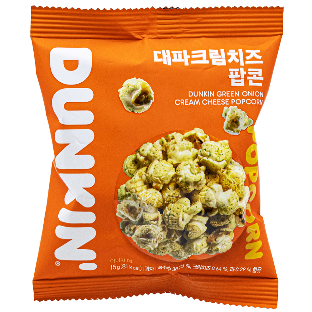 던킨 대파크림치즈 팝콘 15g