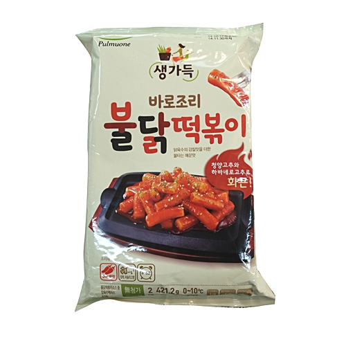 풀무원 생가득 불닭떡볶이 421.2g