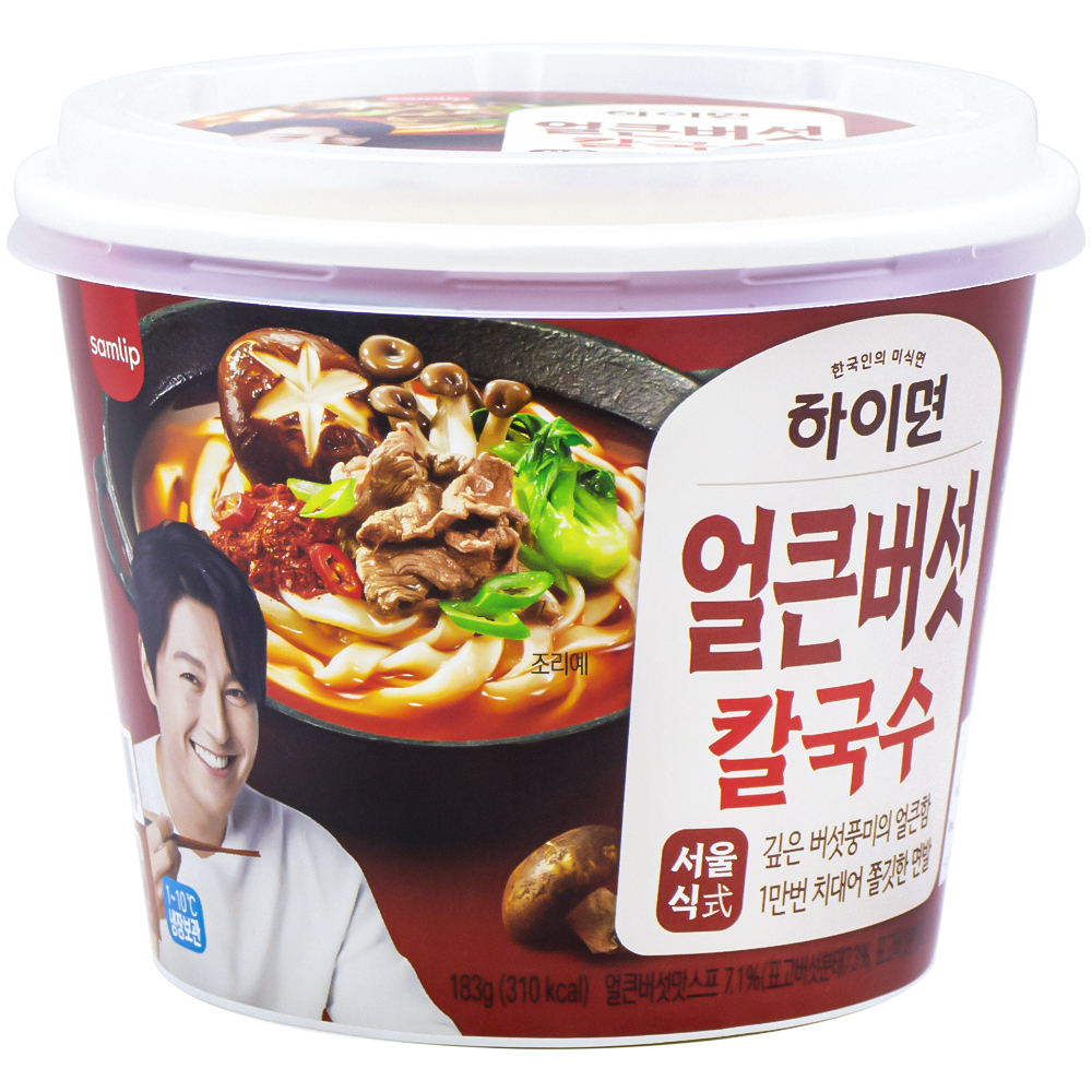 삼립 하이면 얼큰버섯 칼국수 183g