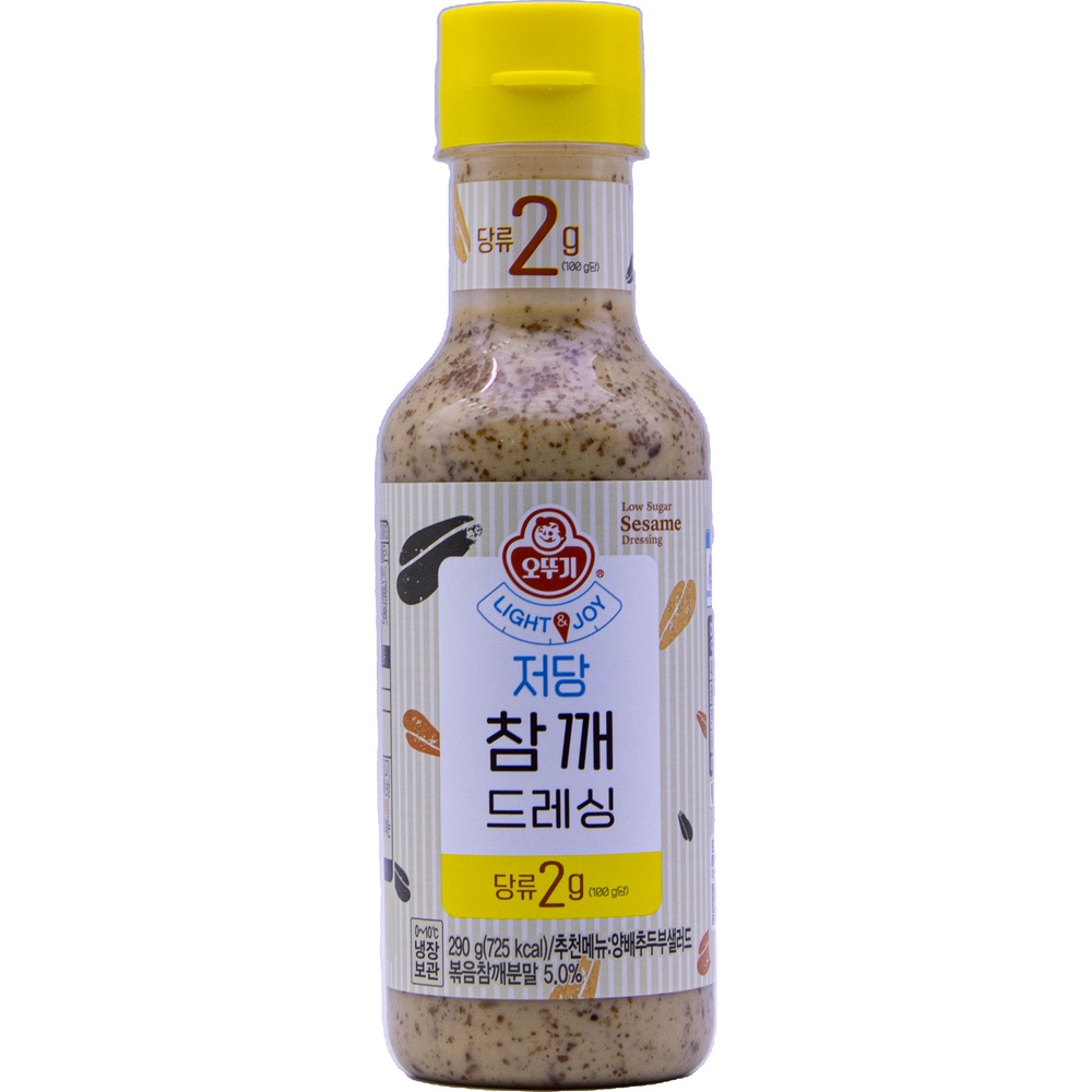 오뚜기 라이트앤조이 저당 참깨 드레싱 290g