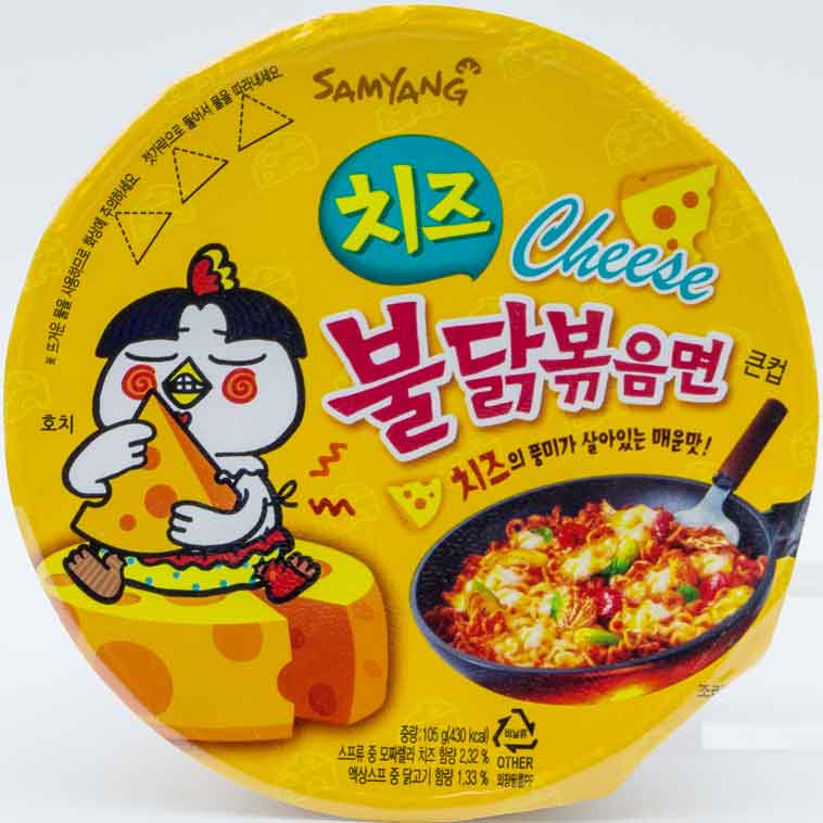 삼양 치즈불닭볶음면 큰컵 105g
