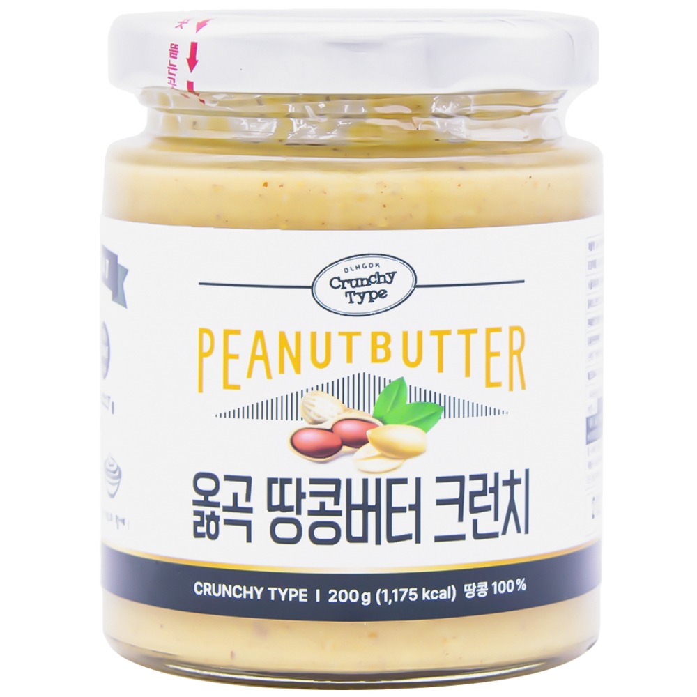 옳곡 땅콩버터 크런치 200g