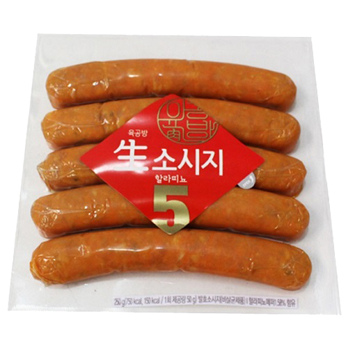 육공방 생소시지 할라피뇨 250g