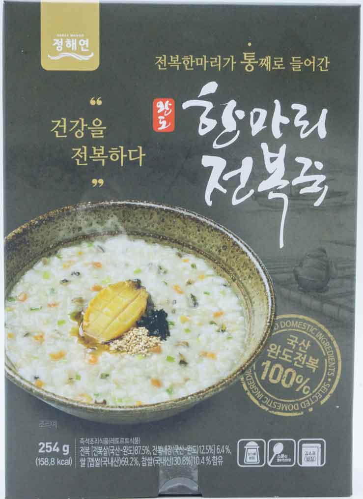 정해연 완도한마리 전복죽 254g