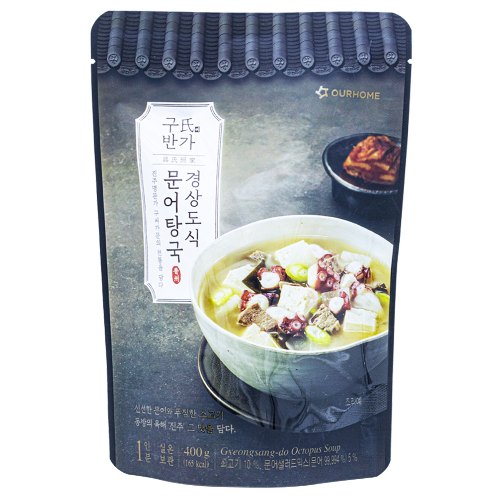 아워홈 구씨반가 경상도식 문어탕국 400g
