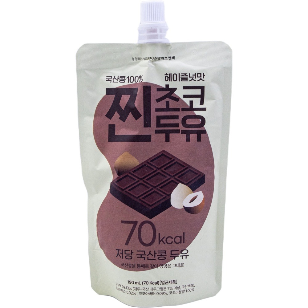 삼광에프앤비 찐 헤이즐넛맛 초코두유 190mL