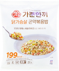 오뚜기 가뿐한끼 닭가슴살 곤약볶음밥 400g