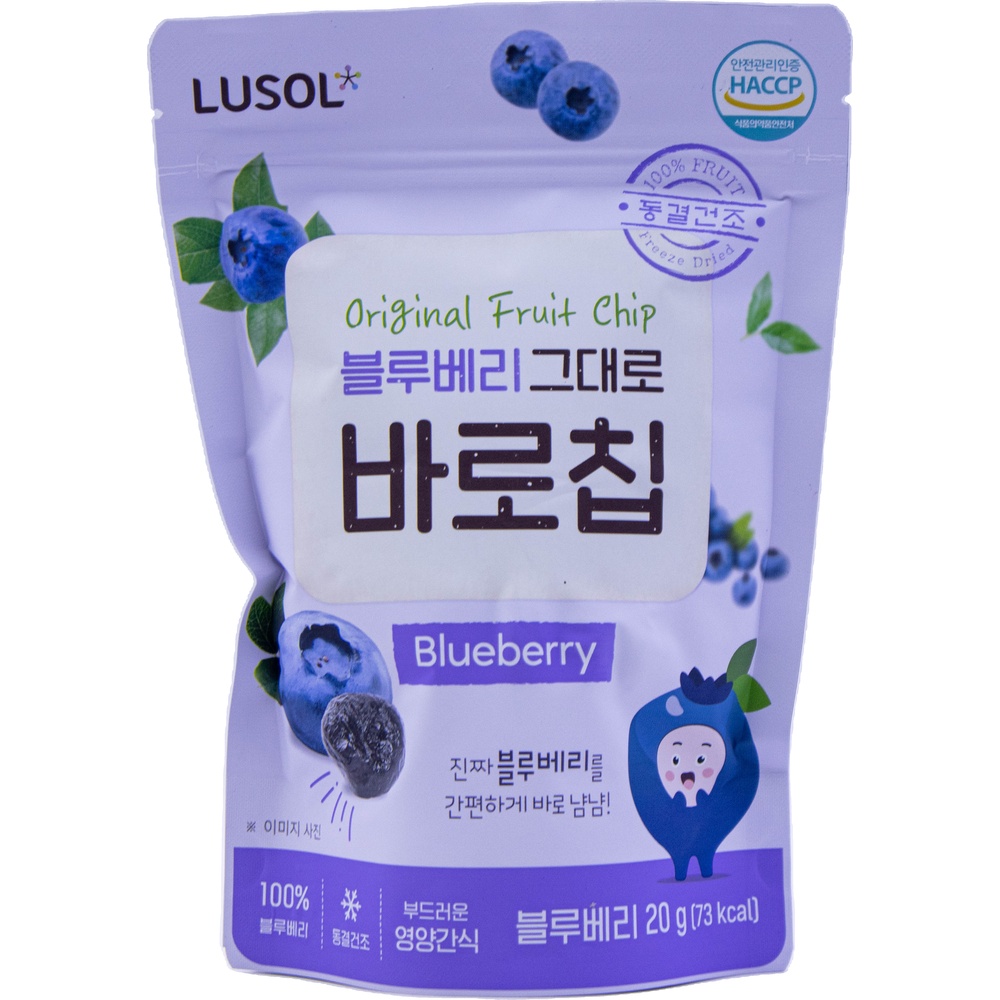 에르코스 루솔 블루베리 그대로 바로칩 20g