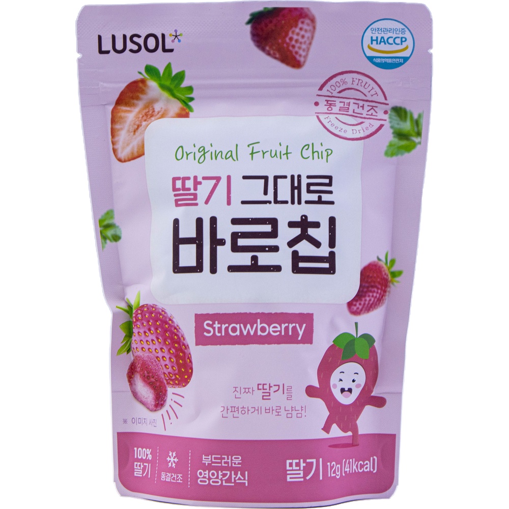 에르코스 루솔 딸기 그대로 바로칩 12g