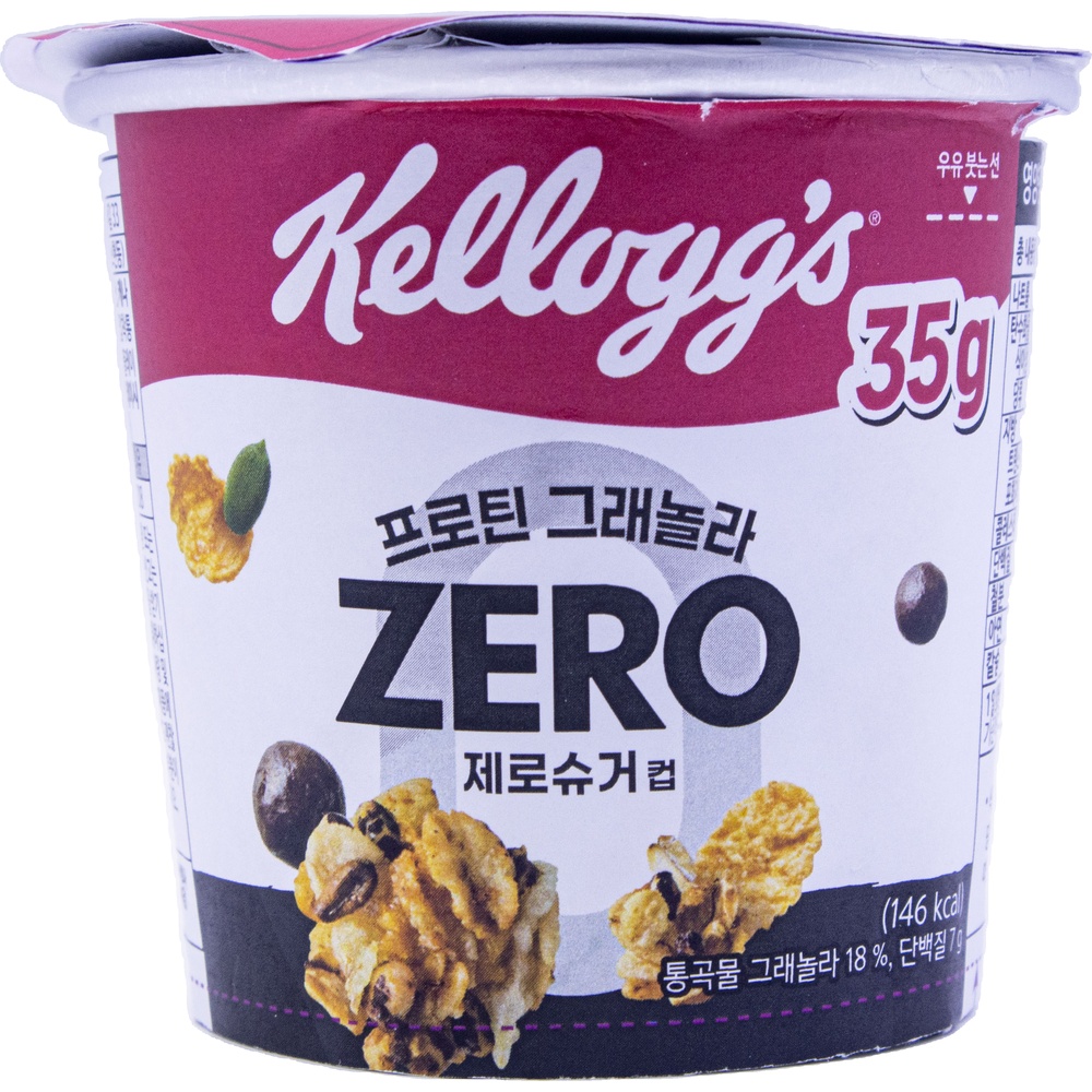 켈로그 프로틴 그래놀라 제로슈거 컵 35g