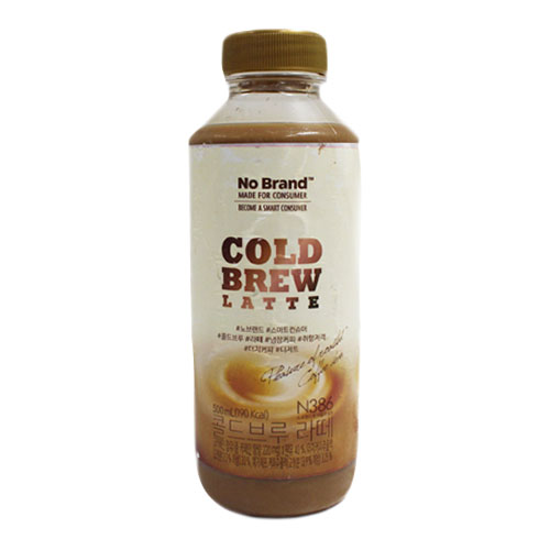 노브랜드 콜드브루 라떼 500ml