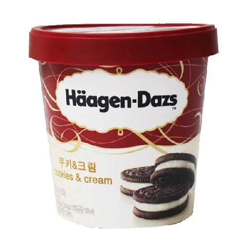 하겐다즈 쿠키앤크림 아이스크림 473ml