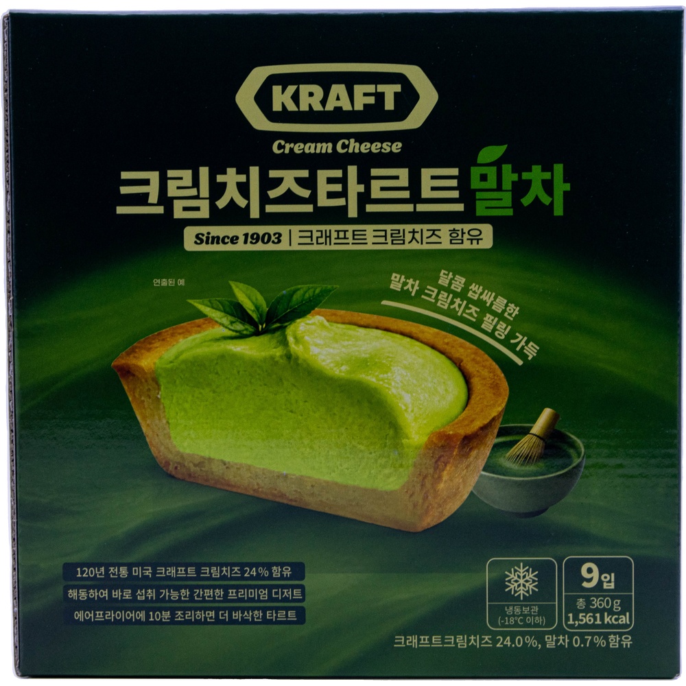 크래프트 크림치즈타르트 말차 360g