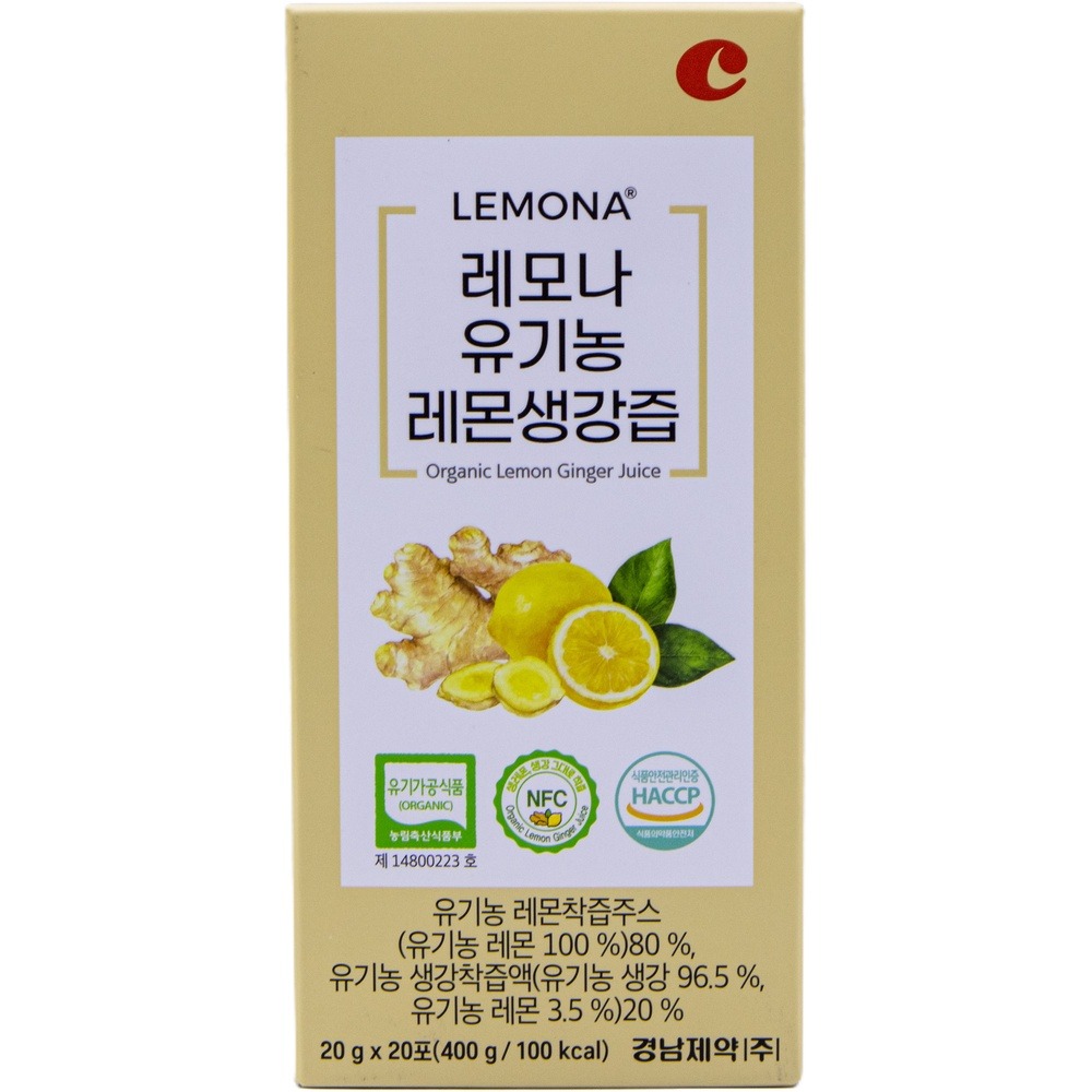 경남제약 레모나 유기농 레몬생강즙 20g