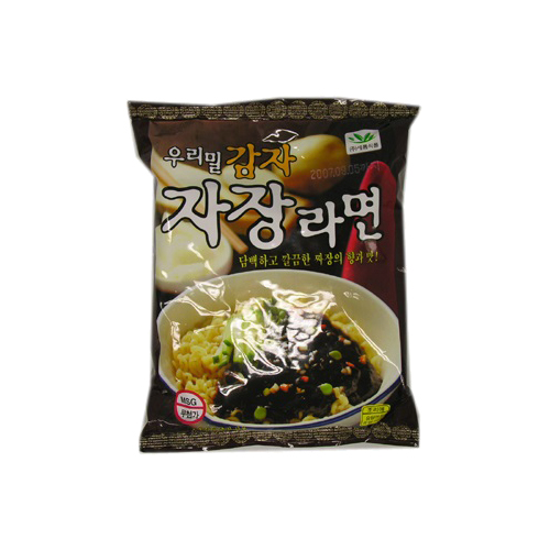 새롬식품 우리밀 감자 자장라면 128g