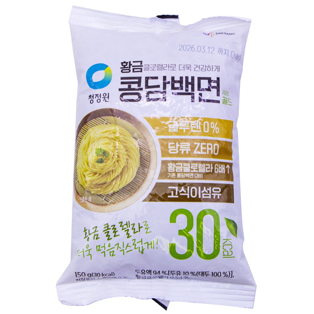 대상 청정원 콩담백면 골드 150g
