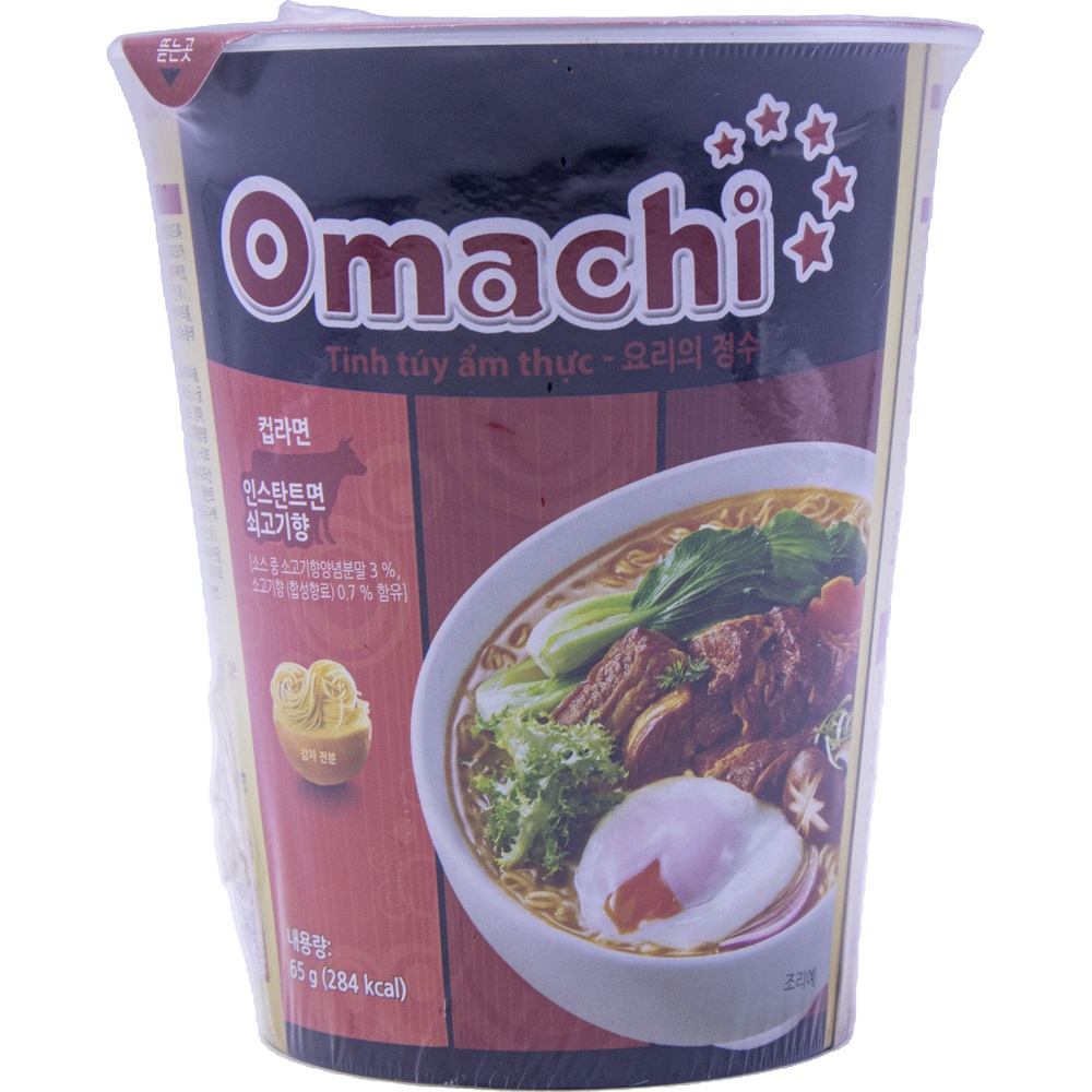 오마치 컵라면 쇠고기향 65g