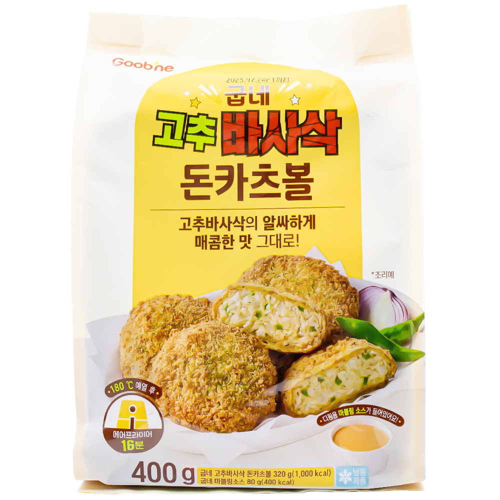 굽네 고추바사삭 돈카츠볼 400g