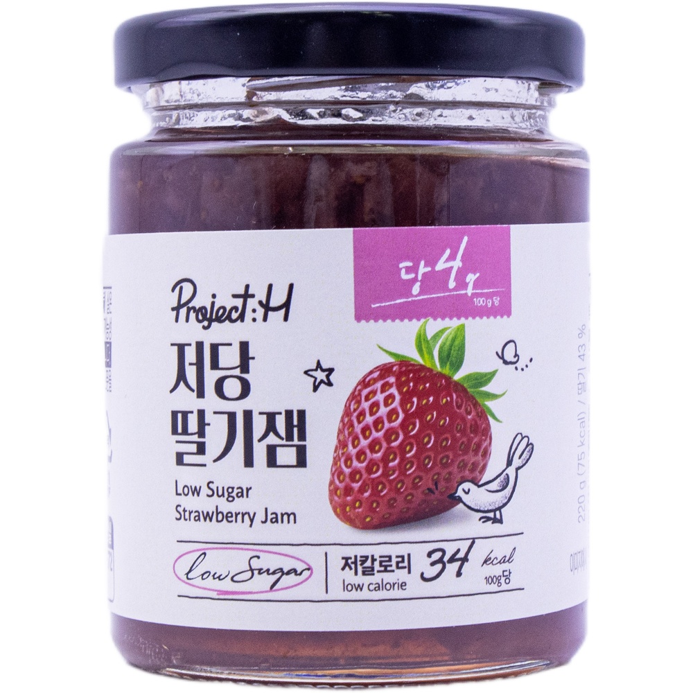 삼립 프로젝트H 저당 딸기잼 220g