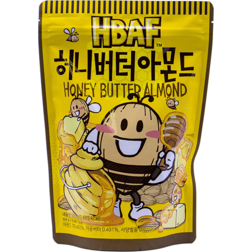 바프 허니 버터 아몬드 500g