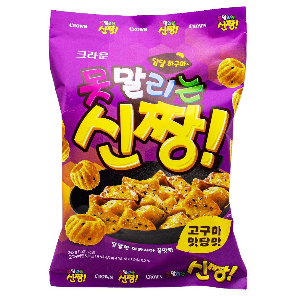 크라운 못말리는 신짱 고구마 맛탕맛 245g
